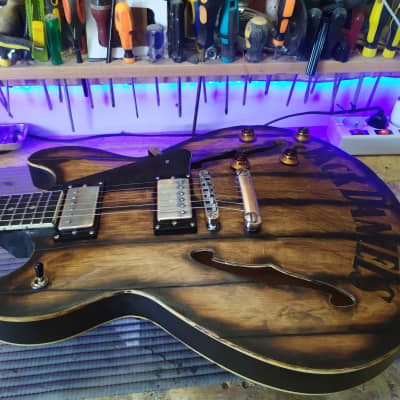 335 Jack Daniel's Custom Vintage Semi-Hollow - Custom Guitar 